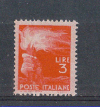 1945 - LOTTO/5994 - REPUBBLICA - 3 LIRE DEMOCRATICA