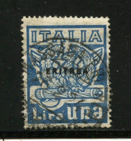 1923 - ERITREA - 1 LIRA MARCIA SU ROMA - USATO - LOTTO/31636