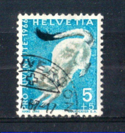 1966 - LOTTO/SVI778U - SVIZZERA - 5+5c. PRO JUVENTUTE - USATO