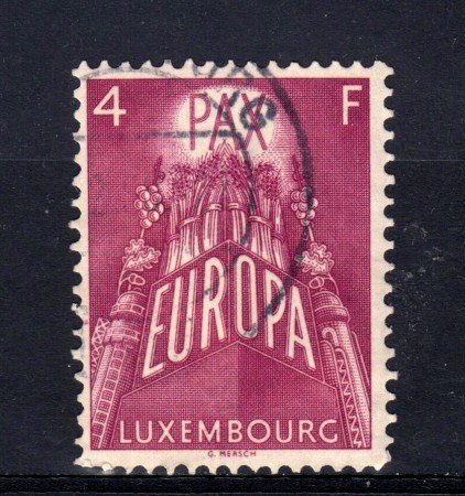1957 - LBF/2597A - LUSSEMBURGO - EUROPA 4 Fr. - USATO
