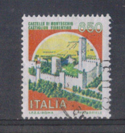 1986 - LOTTO/6848U - REPUBBLICA - CASTELLO DI MONTECCHIO - USATO