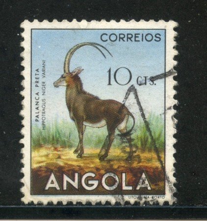 1953 - ANGOLA - 10c. PALANCA - USATO - LOTTO/29022