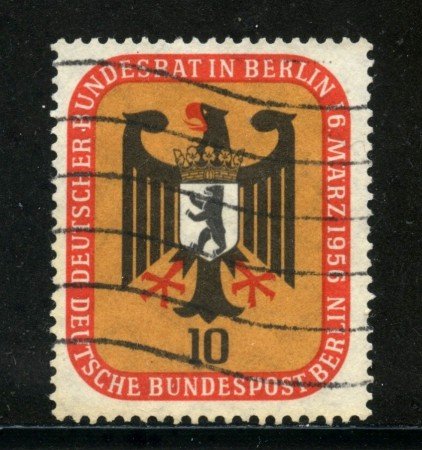 1956 - BERLINO - 10p. CONSIGLIO FEDERALE - USATO - LOTTO/29220