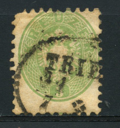 1863/64 - LOTTO/14122 - AUSTRIA - 3 Kr. VERDE - USATO