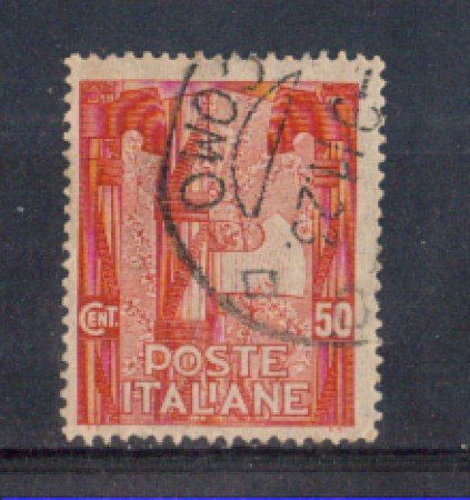 1923 - LOTTO/REG143U - REGNO - 50c. MARCIA SU ROMA - USATO