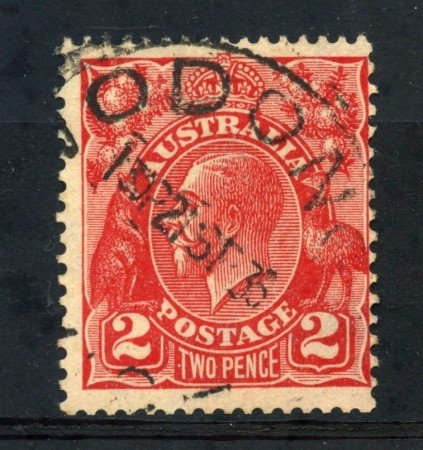 1931/36 - AUSTRALIA - 2p. ROSSO - USATO - LOTTO/29172