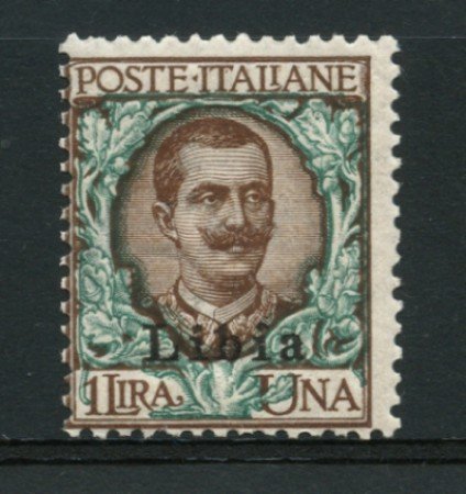 1912 - LOTTO/12233 - LIBIA - 1 LIRA FLOREALE - NUOVO