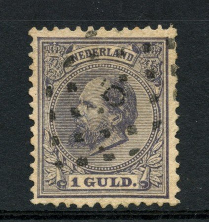 1888 - LOTTO/15147 - OLANDA - 1g. VIOLETTO  RE GUGLIELMO III° - USATO