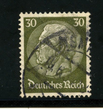 1932/33 - LOTTO/16167 - GERMANIA - 30p. BRUNO - HINDENBURG - USATO