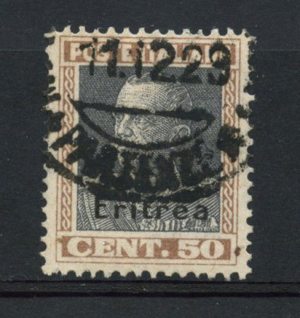 1928 - LOTTO/17225C - ERITREA - 50 cent.  BRUNO - USATO