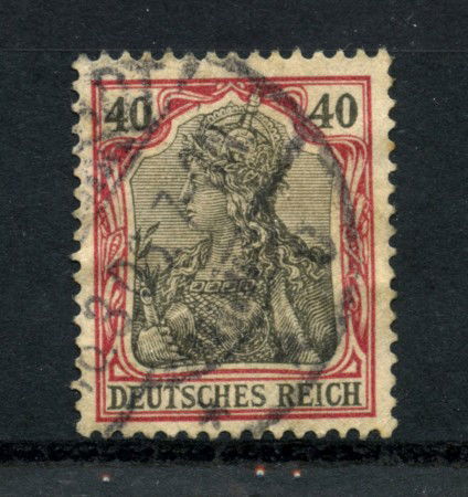 1902 - LOTTO/17689 - GERMANIA - 40p. CARMINIO NERO - USATO
