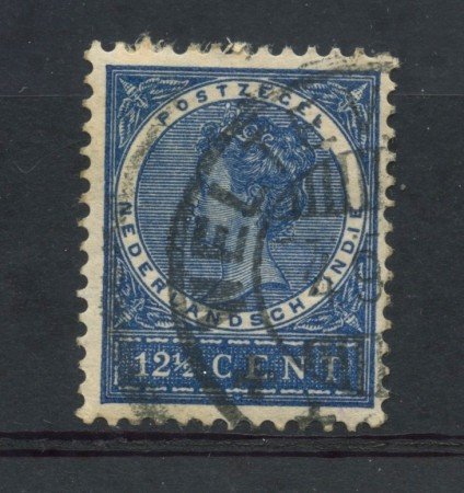 1903/08 - INDIE OLANDESI - 12,5 c. BLU - USATO - LOTTO/28785