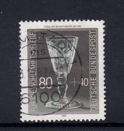 1986 - GERMANIA FEDERALE - 80+40p. BENEFICENZA - USATO - LOTTO/31344U