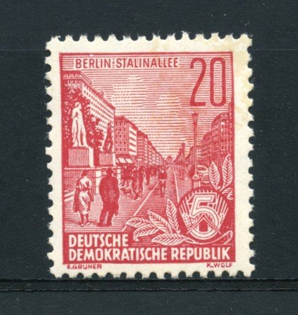 1955 - LOTTO/17513 - GERMANIA DDR - 20p. PIANO QUINQUENNALE - NUOVO
