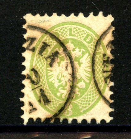 1864/65 - LOMBARDO VENETO - LOTTO/40203- 3 SOLDI  VERDE - USATO