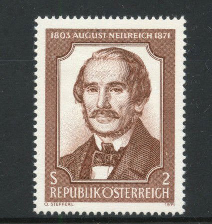 1971 - AUSTRIA - LOTTO/42552 - AUGUST NEILREICH