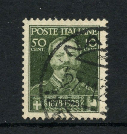 1928 - REGNO - LOTTO/43412 - 50 CENT. CINQUANTENARIO DI VITT.EMANUELE II° - USATO