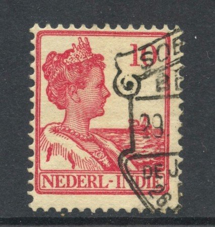 1913/14 - INDIE OLANDESI - 10 cent. ROSA  - USATO - LOTTO/28808