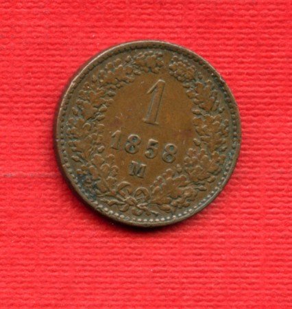 1858 - LOTTO/M23050 - LOMBARDO VENETO - 1 SOLDO AUSTRIACO