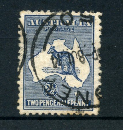 1912/19 - LOTTO/21532 - AUSTRALIA - 2,5d. BLU - USATO