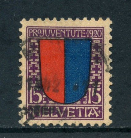 1920 - SVIZZERA - 15 c. PRO JUVENTUTE - USATO - LOTTO/27055