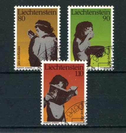 1979 - LOTTO/4584 - LIECHTENSTEIN - ANNO DEL FANCIULLO 3v. - USATI