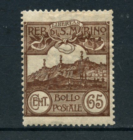1903 - LOTTO/22679 - SAN MARINO - 65 CENT. BRUNO - LING.