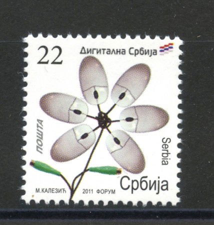 2011 - SERBIA REPUBBLICA - SERBIA DIGITALE - NUOVO - LOTTO/35187