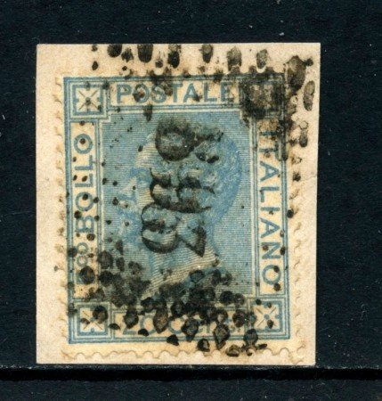 1867 - REGNO - 20 cent. CELESTE VITTORIO EMANUELE II° USATO - LOTTO/26407
