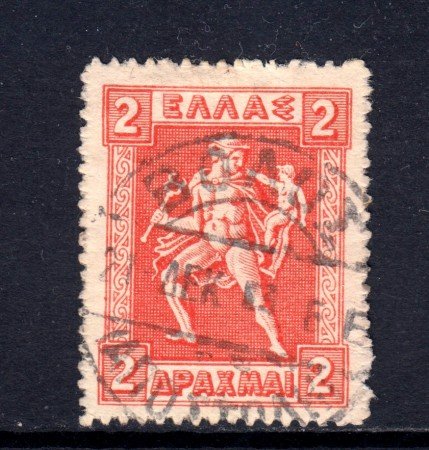 1912/22 - GRECIA - 2d. ROSSO MERCURIO - LOTTO/32372