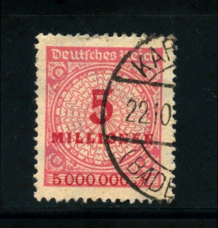 1923 - LOTTO/17898 - GERMANIA REICH - 5Mn.  ROSA - USATO