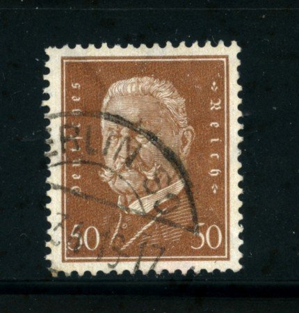 1928 - LOTTO/17919 - GERMANIA REICH - 50p. BRUNO  HINDENBURG - USATO