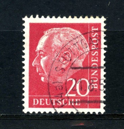 1954 - GERMANIA FEDERALE - 20p. PRESIDENTE HEUSS - USATO - LOTTO/30783U