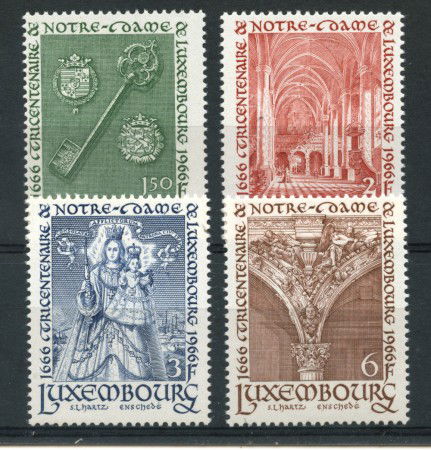 1966 - LOTTO/23160 - LUSSEMBURGO - NOSTRA SIGNORA 4v. - NUOVI