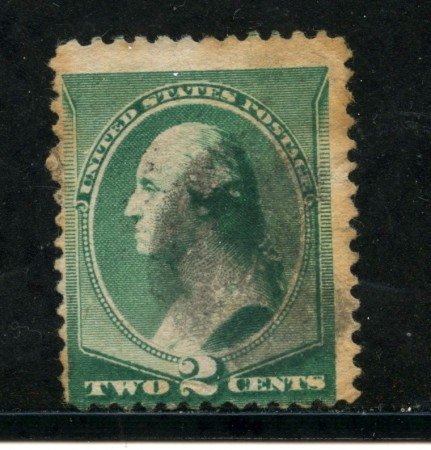 1887/88 - STATI UNITI - 2 cent. VERDE - USATO - LOTTO/29000