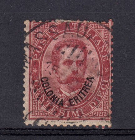 1893 - LOTTO/ERIT4U - ERITREA - 10c. CARMINIO - USATO