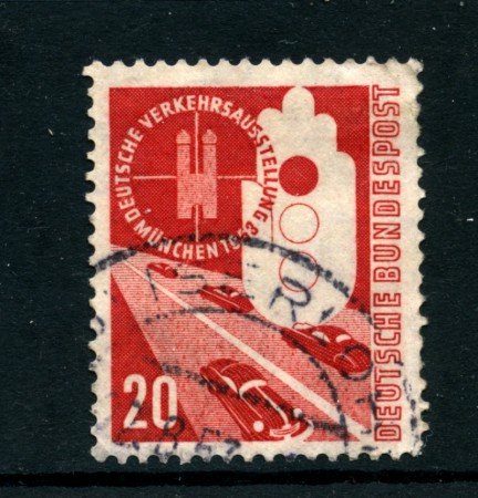 1953 - LOTTO/24241 - GERMANIA FEDERALE - 20p. ESPO TRASPORTI - USATO