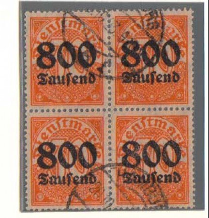 1923 - LBF/2412 - GERMANIA REICH - SERVIZIO