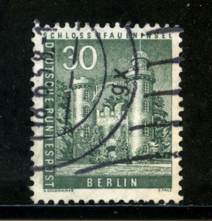 1956/63 - BERLINO - 30p. ISOLA DEI PAVONI - USATO - LOTTO/29228