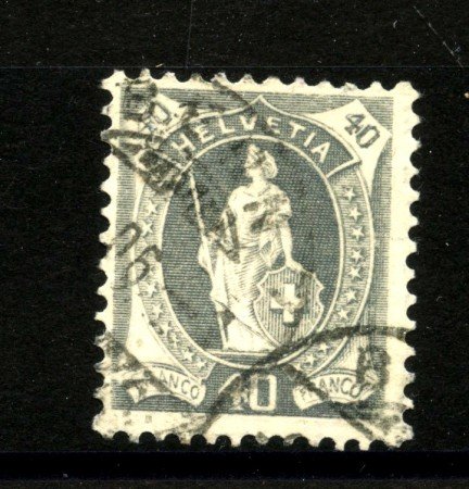 1904 - SVIZZERA - LOTTO/40636 - 40 Cent. GRIGIO - USATO