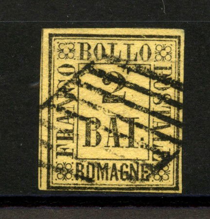 1859 - ROMAGNE - LOTTO/40248 - 2 BAI  GIALLO ARANCIO - USATO