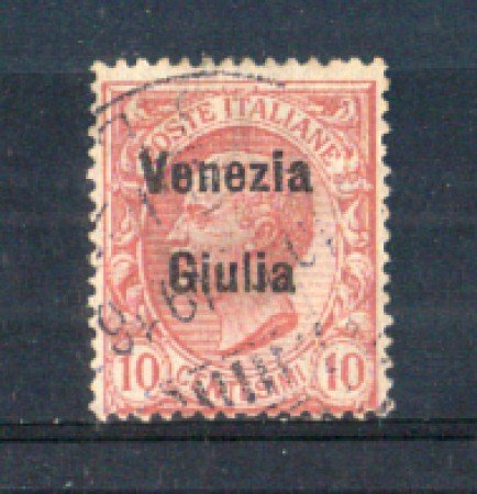 1918/19 - LOTTO/VNG22U - VENEZIA GIULIA - 10c. ROSA USATO