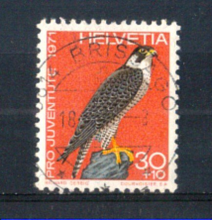 1971 - LOTTO/SVI893U - SVIZZERA - 30+10c. PRO JUVENTUTE - USATO