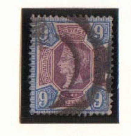 1887 - LBF/2499 GRAN BRETAGNA - 9p. GIUBILEO