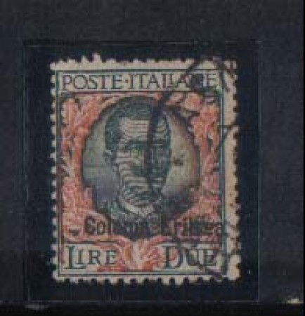 1925 - LOTTO/ERIT95U -  ERITREA - 2 LIRE FLOREALE - USATO