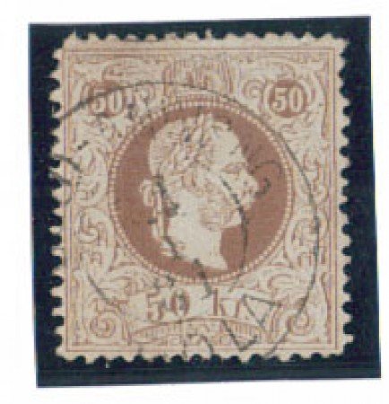1874/80 - AUSTRIA - LOTTO/3509 - 50k. BRUNO - USATO