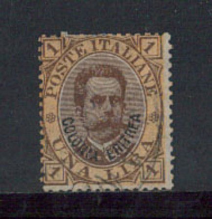 1893 - LOTTO/ERIT10U - ERITREA - 1 LIRA - USATO