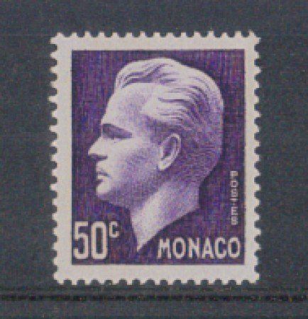 1950 - LOTTO/8605AL - MONACO - 50c. VIOLETTO RANIERI III°