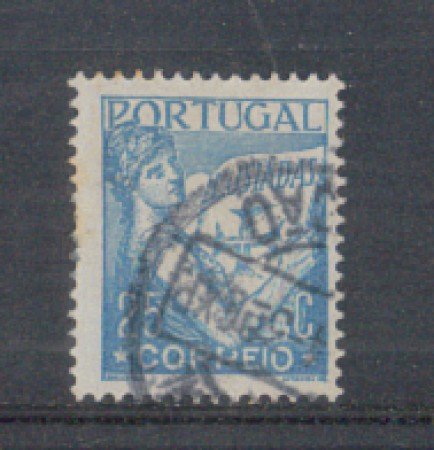 1931 - LOTTO/9688HU - PORTOGALLO - 25c. AZZURRO - USATO