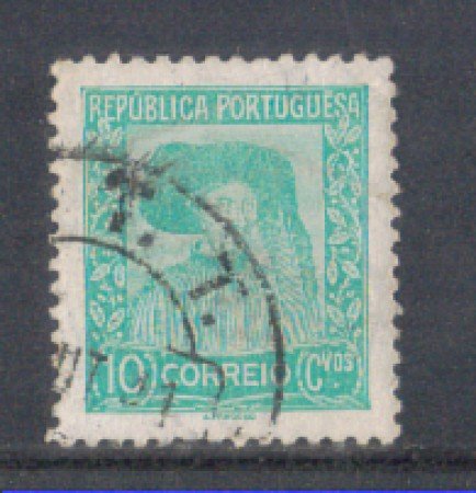 1935 - LOTTO/9696DU - PORTOGALLO - 10c. VERDE - USATO